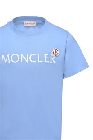 Cotton T-shirt with logo MONCLER KIDS | L19548C0001089AFV70G